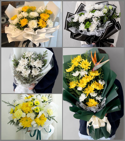 山东青岛即墨市龙泉街道前麦泊村白事花束代送